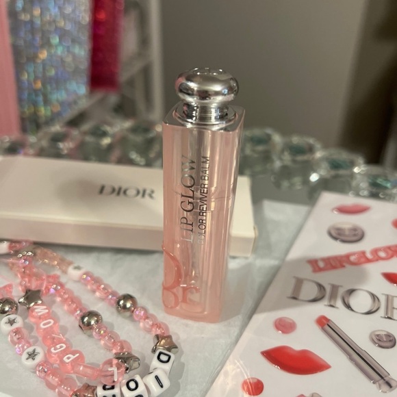 Dior Pink Color Reviving Balm in 001 Pink with Phone Bracelet & Stickers - Picture 5 of 5
